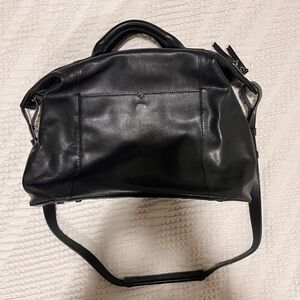 Pablo Black Leather Handbag